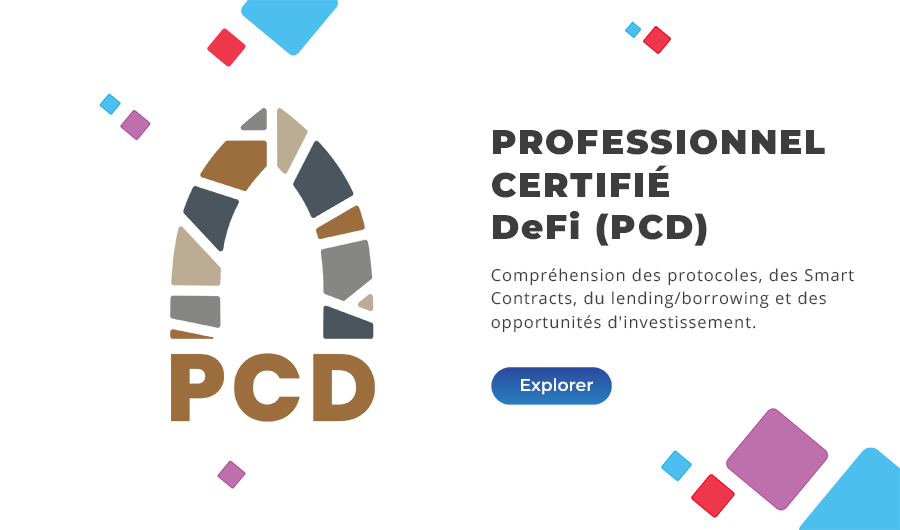 Formation Blockchain Maroc - PROFESSIONNEL CERTIFIÉ DeFi (PCD)