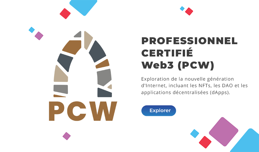 Formation Blockchain Maroc - PROFESSIONNEL CERTIFIÉ Web3 (PCW)