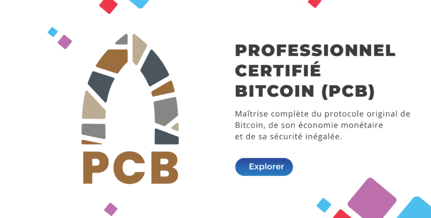 Formation Blockchain Maroc - Professionel Certifié Bitcoin (PCB)